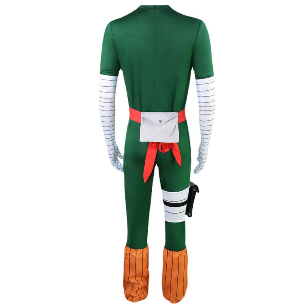 2023 New CosDaddy Anime Rock Lee Cosplay Costume Adult Men Jumpsuit Wig Outfits Halloween Carnival Party Costume