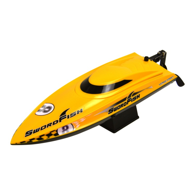 RC Boat Swordfish Control Modeboat finito con motore a spazzola da 17 pollici Modello di nave fai -da -te