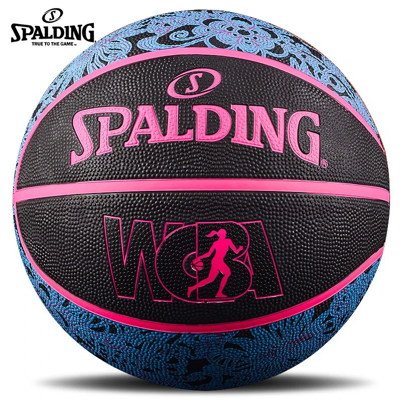 Basketball Spalding gummiboll inomhus utomhus professionell match basketboll storlek 6 för tjejgåva