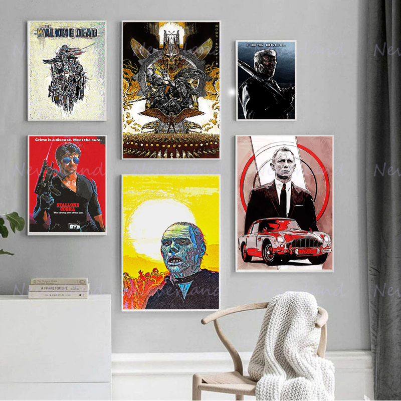 Film e serie TV classiche Cat People/Citizen Kane Retro Poster Canvas Pittura e stampe Immagine d'arte da parete arredamento la casa in camera