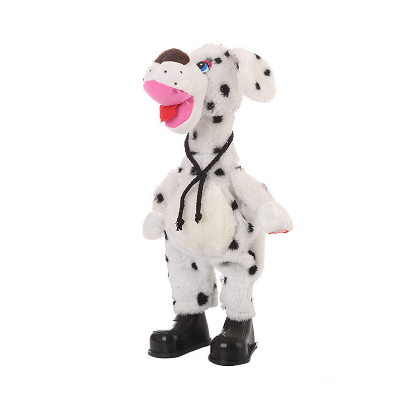 Robot Dog Toys Electronic Plush Dinosaur Sing liedjes Dancing Music Animal Pet Shake Head Cow For Children Birthday Gifts