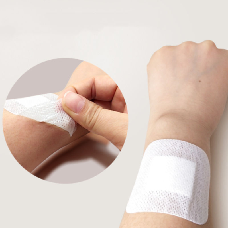 20 stcs Medische lijm Debridement Traumatische postoperatieve wonddressing Eerste hulp Eerste hulp groot formaat Band-Aid Hemostasis Sticker Patch