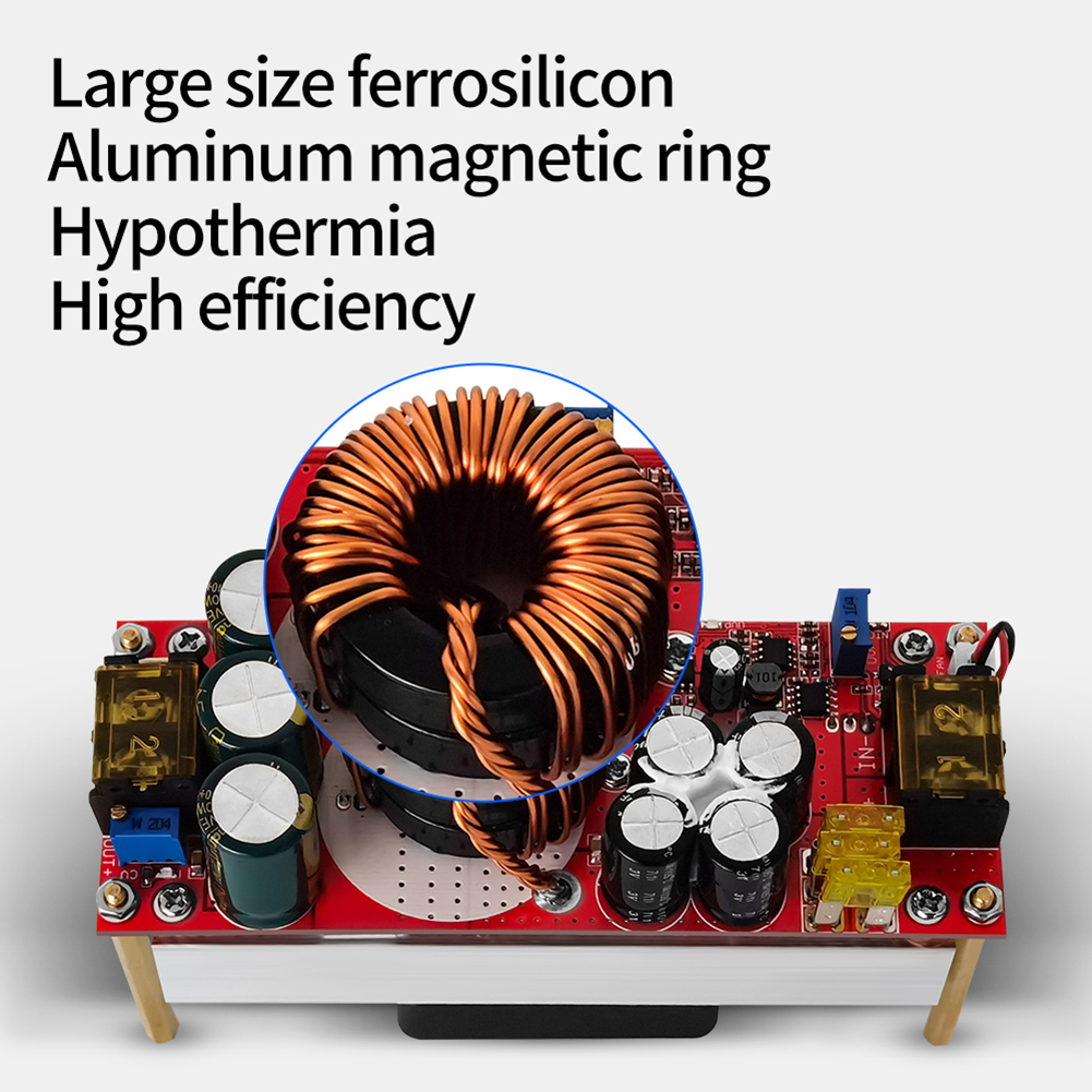 1500W 30A 1200W 20A DC-DC Boost Converter Converter MODULE D'alimentation 12-48V à 24-72V Charger de tension réglable de haute puissance