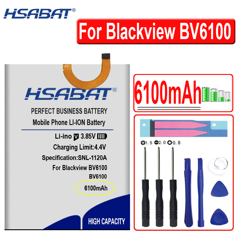 Batteria HSABAT 4350MAH-13500MAH Blackview P2 P2 LITE da 5,5 pollici BV6100 BV9100 BV9700 / Blackview Bv9700 Pro