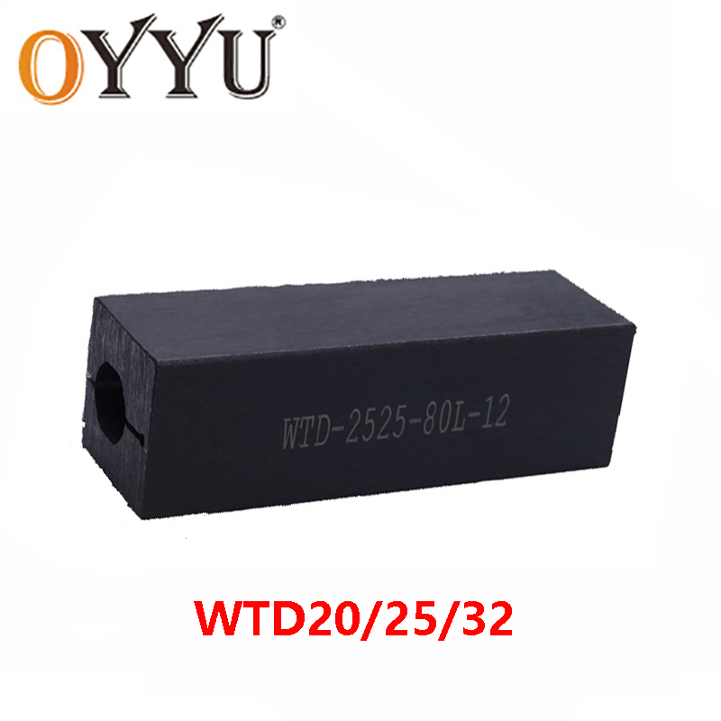 Oyyu WTD WTD2016 WTD2020 WTD2525 WTD3232 CNC Solletti di rotazione interno della rotazione del taglio di shock cnc 6-12 mm