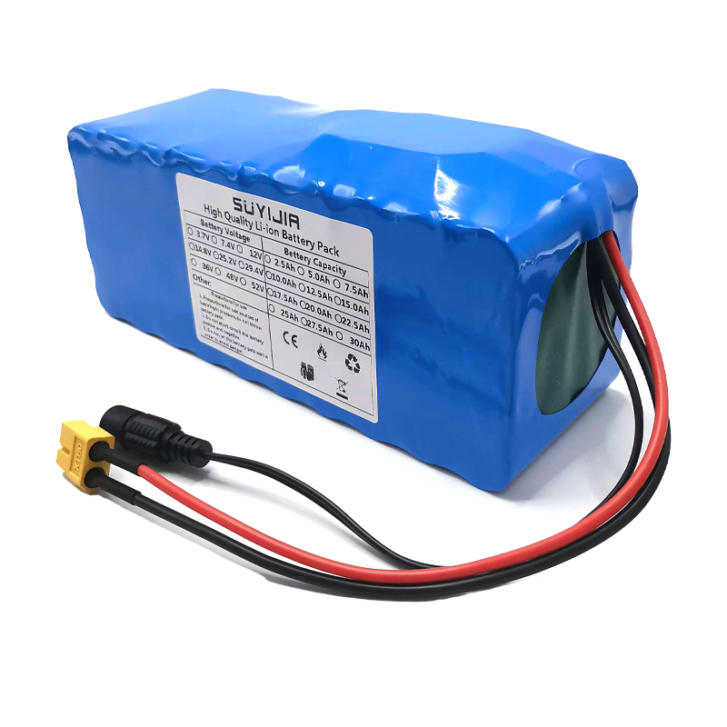 36V 10S4P 18650 Batterie de lithium rechargeable Pack de batterie au lithium 10AH de grande capacité Scooter électrique électrique 42V 2A Charger BMS Board