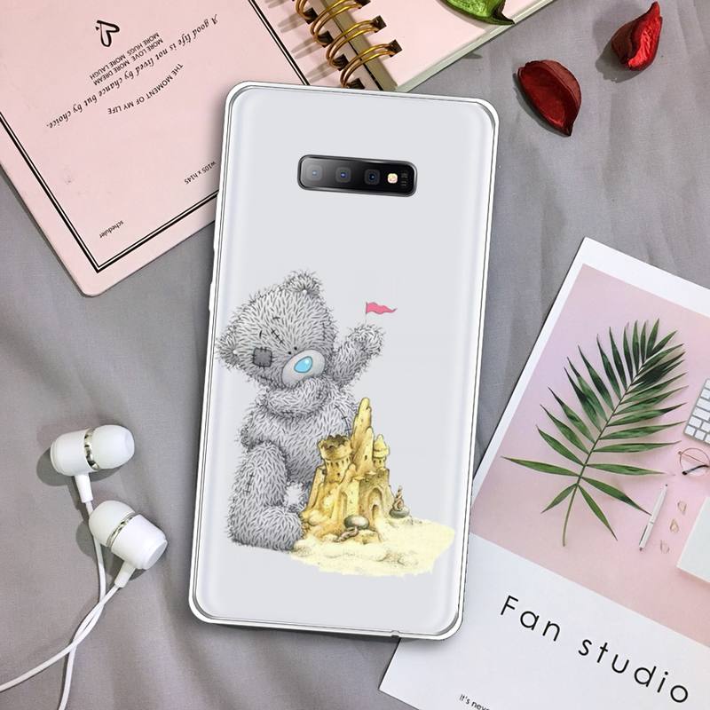 Tatty Teddy mignon ours de téléphone Étui transparent pour Samsung Galaxy A S 22 52 20 21 71 10 51 50 12 40 Fe Ultra Plus