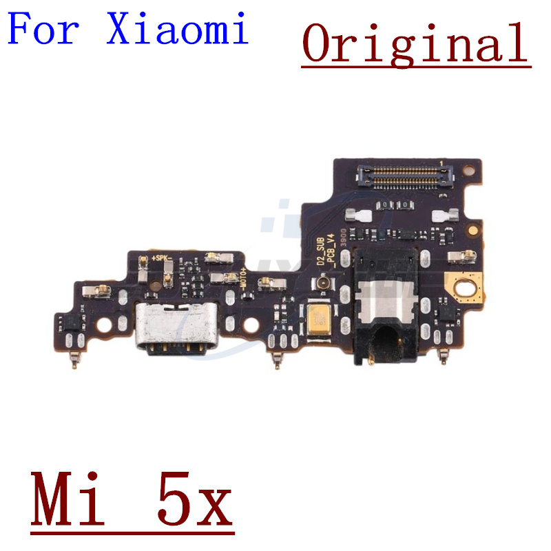 Original Ladegerät Board Flex für Xiaomi Mi 8 SE Lite 6 6x 5C 5s 5x USB -Anschlussanschluss Dock Ladeflex Kabel