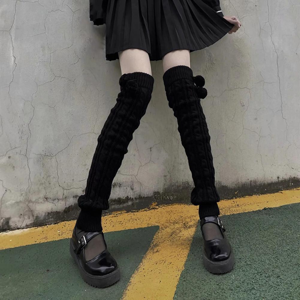 Non-shrink Stylish Autumn Winter Women Boot Stockings Washable Boot Stockings Knitted for Shopping