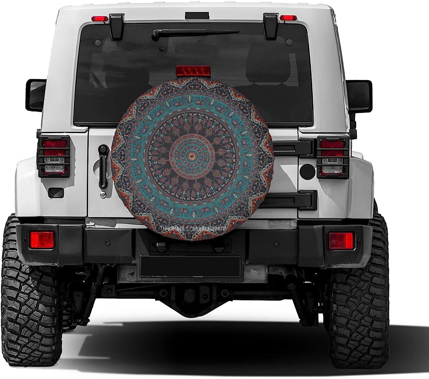 Bohemian Mandala Resero Tire Deckung Staubdestaudes Radreifenabdeckungsanhänger RV SUV und viele Fahrzeug 14 