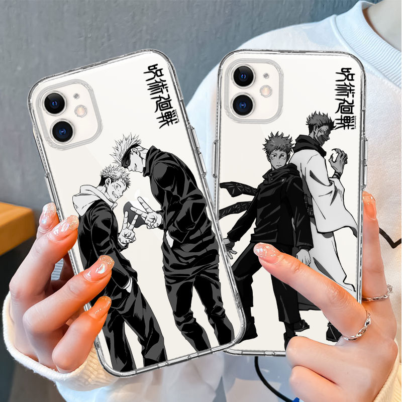 Jujutsu Kaisen Art Anime Clear Chore Chere для iPhone 15 14 11 13 12 XS MAX MINI XR X 8 7 6 6S PLUS SILICONE SILICONE FUNDA