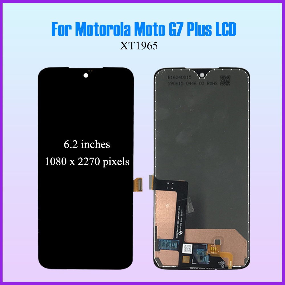 Original For Motorola Moto G7 XT1962 LCD G7 Play Display Touch Screen Digitizer Assembly For Moto G7 Power LCD G7 Plus XT1965