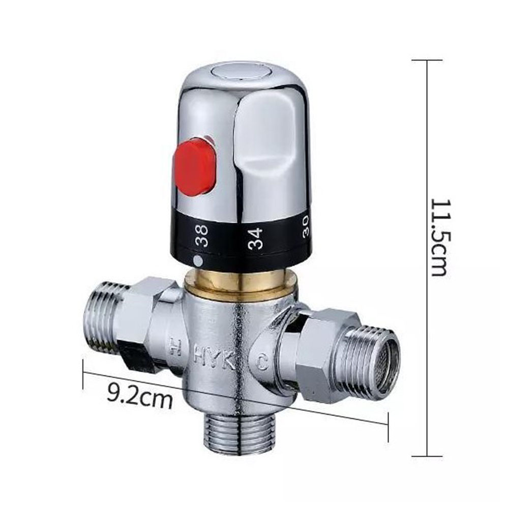 Термостатический клапан смешивающего клапана Клапан водонагреватель управление температурой трубы Клапан Управление клапаном ванной комнаты аксессуары для ванной