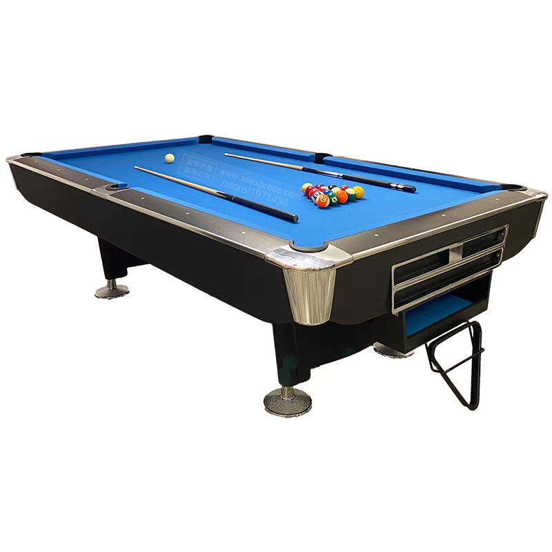 Amerikaanse stijl 9ft snooker pooltafel china fabriek goedkope prijs indoor sport spellen 9 ball professionele leisteen biljart tafel