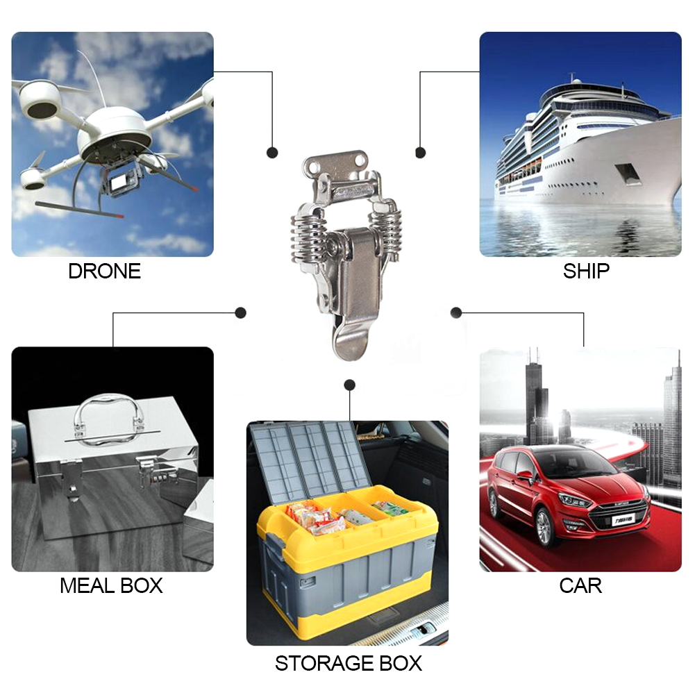 Clip di fissaggio da 2 pezzi Clip di blocco del gancio di sicurezza universale Kit Bumper Clip di blocco del rilascio rapido per gli accessori per auto per droni