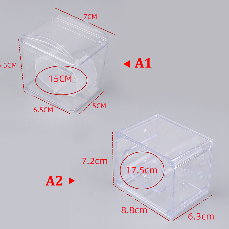 Plastic Watch Display Speicherhalter transparent Smart Watch Protective Box Display Ansichtsbox