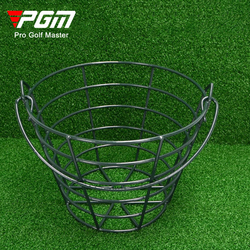 Mark Metal Storage Basket Resilient Rubber Club Swing Trainer Gift Cesto da golf con 100 cestini in un telaio multiuso