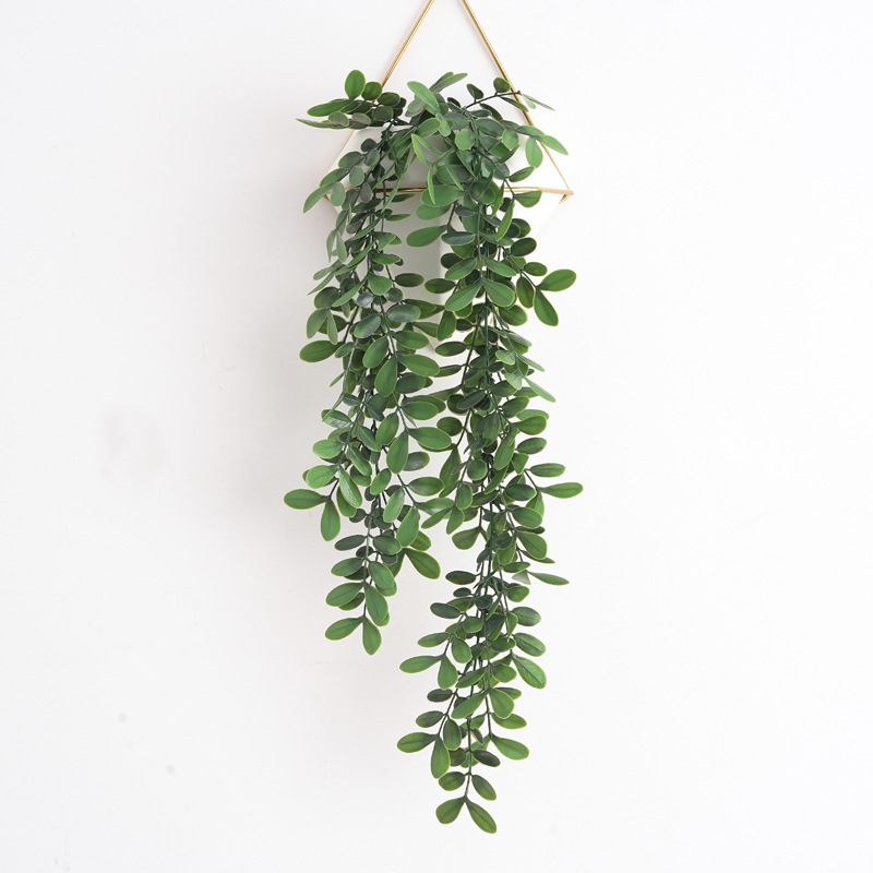 70cm Wall Hanging Plants Artificial Vines Fake Locust Leafs Rattan Plastic Jujube Tree Branch For Home Garden Outdoor Room Decor