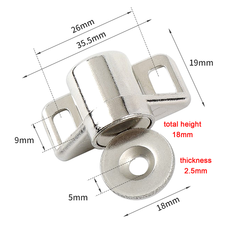マグネットキャビネットドアキャッチ磁気家具ドアストッパークローザー強力なスーパーパワフルなネオジムマグネットラッチキャビネットキャッチ