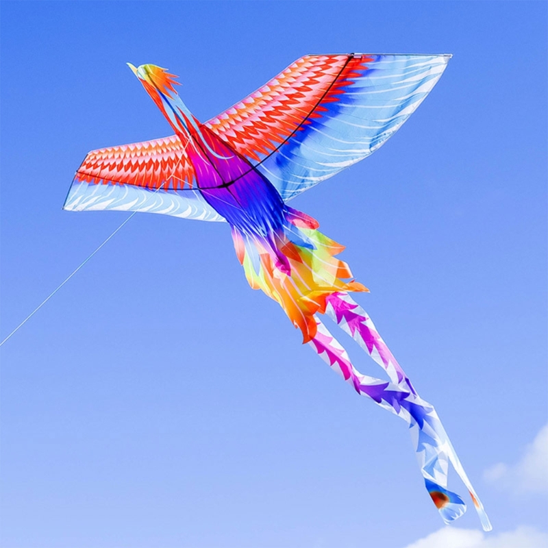 Énorme jouet phoenix kite pour les enfants et les adultes thème des oiseaux Activité sportive amusante pour débutant en plein air, activité sportive amusante en plein air