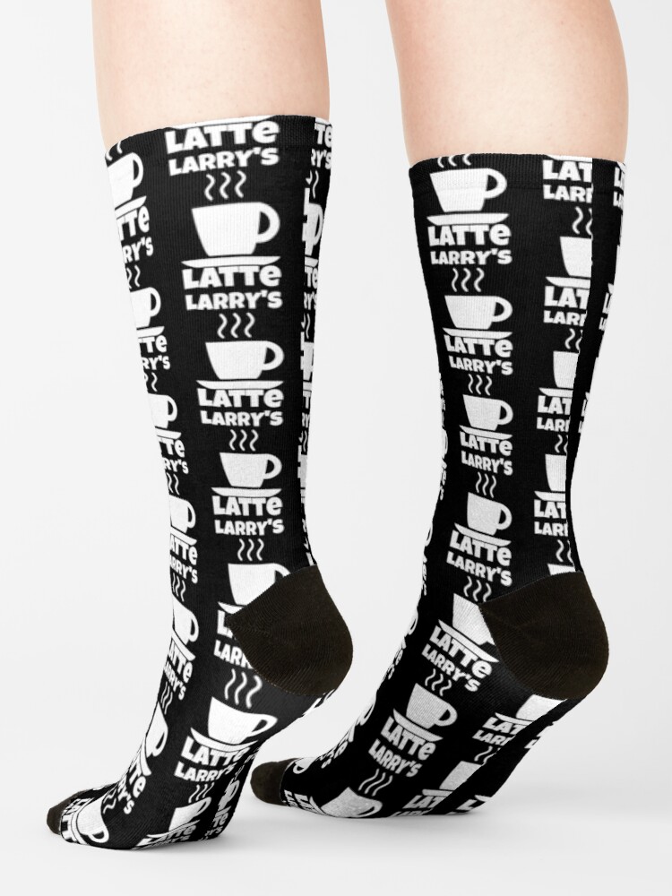 Latte larry_s Mock Fun Coffee Cup Design Socks Herenvoetbal Sock Sport Man Sock Funny Socks Men