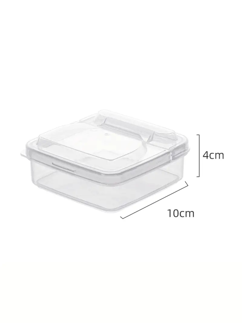 Plastic Refrigerator Storage Cheese Box, Cheese Container, Butter Block Cheese Slice Storage Box