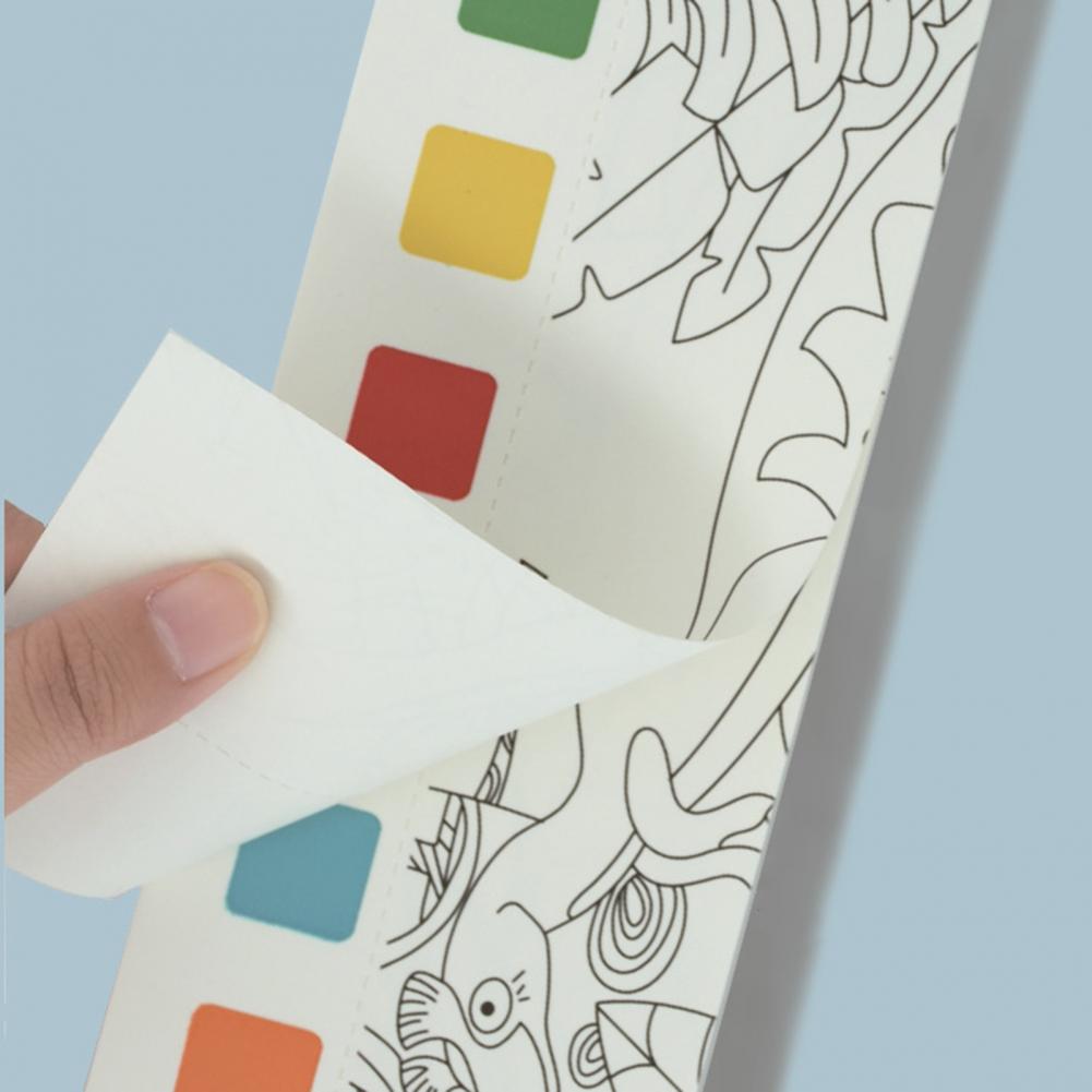 1 Definir 20 páginas de cor vívida VIVO LIVRO DE DESENHO DE TEMOS com pincel pigmento Kids Underwater World Pattern Water Coloring Book