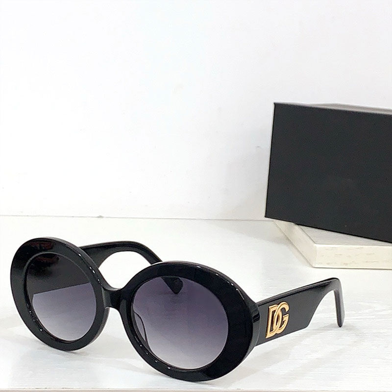 Lunettes de soleil de créateurs de mode Hommes et femmes DG4448 Texture complète tridimensionnelle Super Good UV400 rétro Full Frame Sunglasses avec boîtes à lunettes