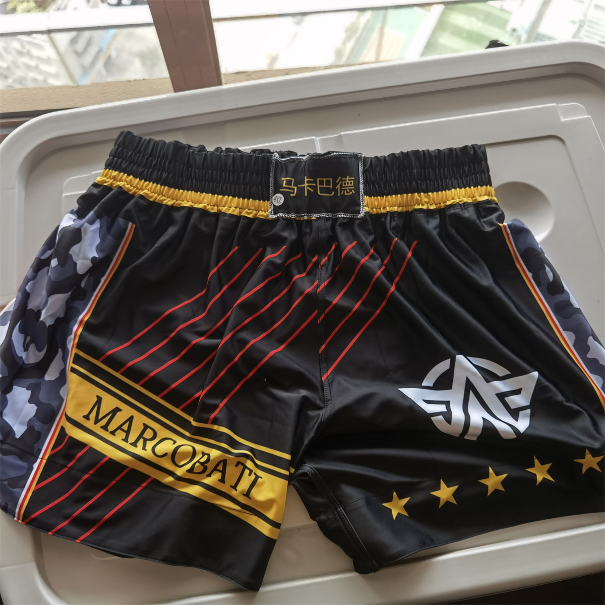 Grande taille Muay Thai Pantalons de boxe lâche Shorts arts martiaux combattant les pantalons de formation MMA sanda thai