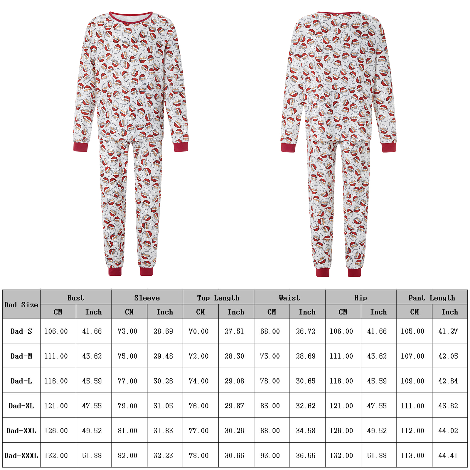 Christmas Family Matching Tenues maman papa enfants 2 pièces pyjamas Set Baby Rompers Casual Loose Sleepwear Vismas Famille Look Pyjamas