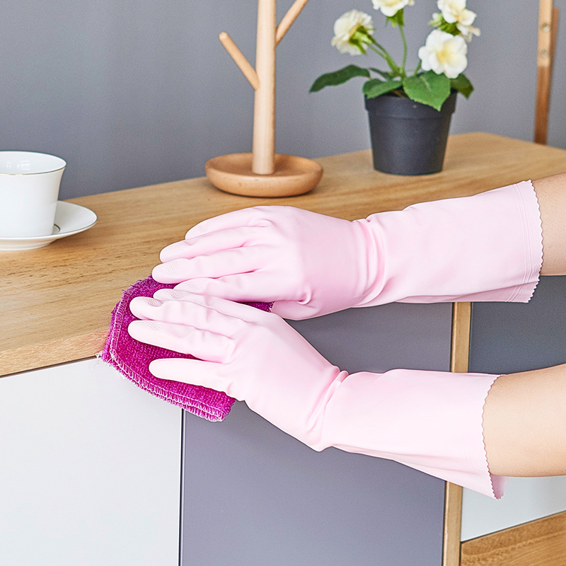 Japan geïmporteerd duurzame huishoudelijke handschoenen keuken schoonmaken wassen rubberen vaatwassing veilig materiaal zacht fit