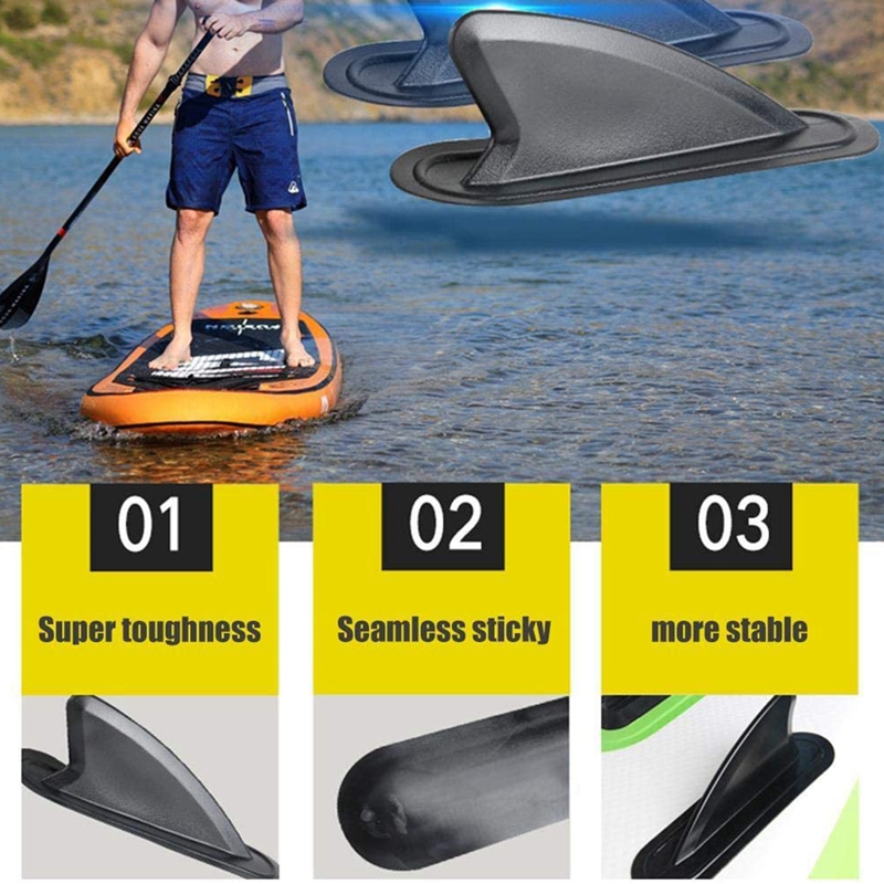 Kayak Tracking Fin,Inflatable Boat Shark Fin Watershed Board Fin Mounting Points PVC Replacement Accessories