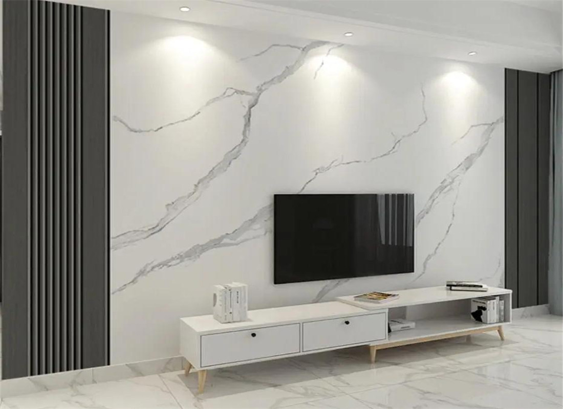 Индивидуальная новая решетка Light Luxury TV имитация мраморная гостиная диван фильт обои Papier Peint