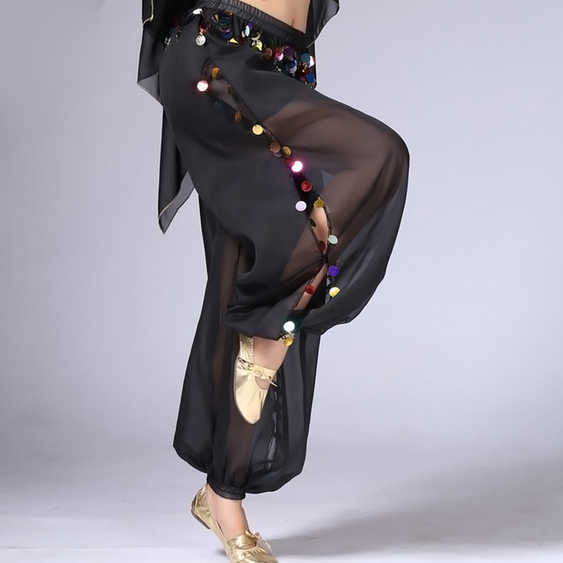 Women Belly Dance Costume Long Trousers Bloomers Bellydance Tribal Pants India Bollywood Oriental Egypt Dancewear