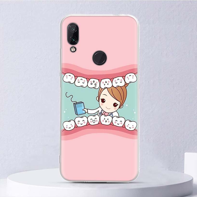 Zęby mądrości dentysta ząb miękki dla Xiaomi Mi 11 Lite 11i 12x 11t 10t 9t Pro Pokrywa telefonu 12 10 9 8 5x 6x Ultra Housing COQU