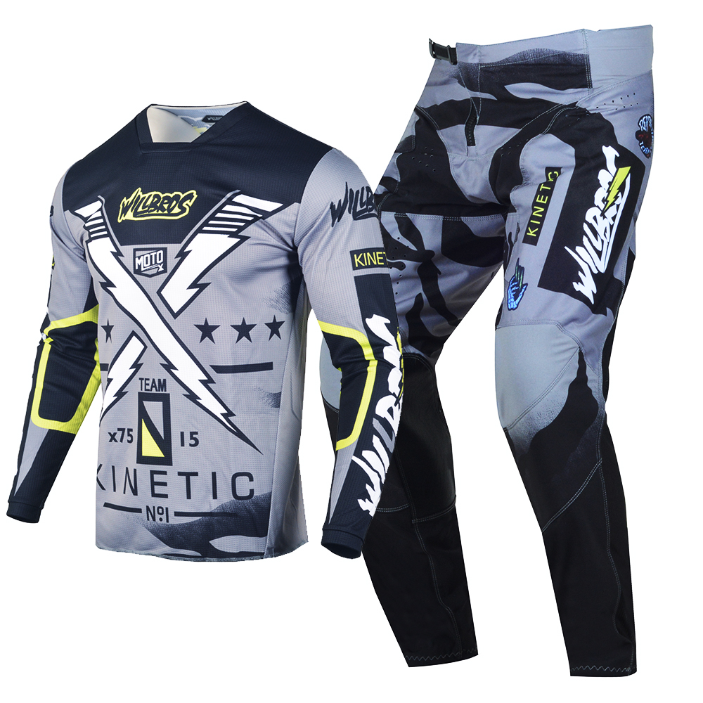 Willbros MX SET SET MOTOCROSS Suit Offroad BMX Dirt Bike i Pants Combo Cross Country