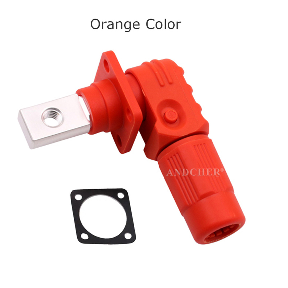 60A 100A 1000V enkele kern Snelle plug -energieopslagconnector Nieuwe energie Rood koperen vlam Vertrouwen Waterdichte connector