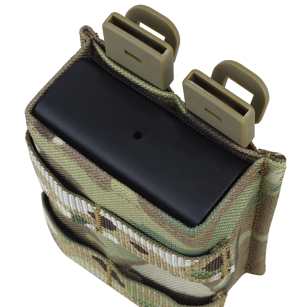 Bolsa de revista tática Militar 7.62 Pistola única Mag Bag Kywi Kydex cunha Inserir Mag Belt Malice Clip Airsoft Hunting Gear