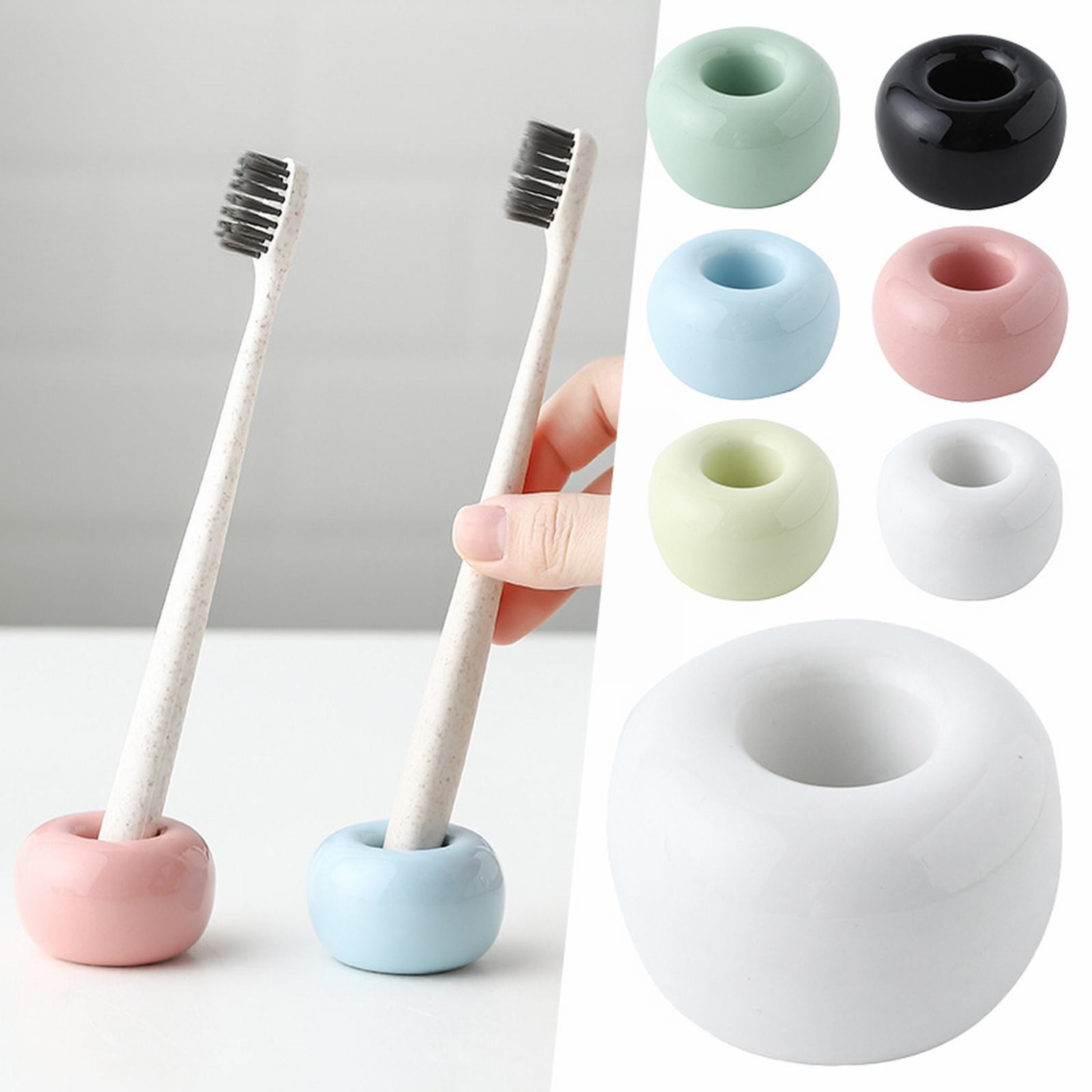 UrbanStrive Sleek Mini Ceramics Dething Brosse Support pour vanité de salle de bain porte-serviette pour la salle de bain serviette de bain.