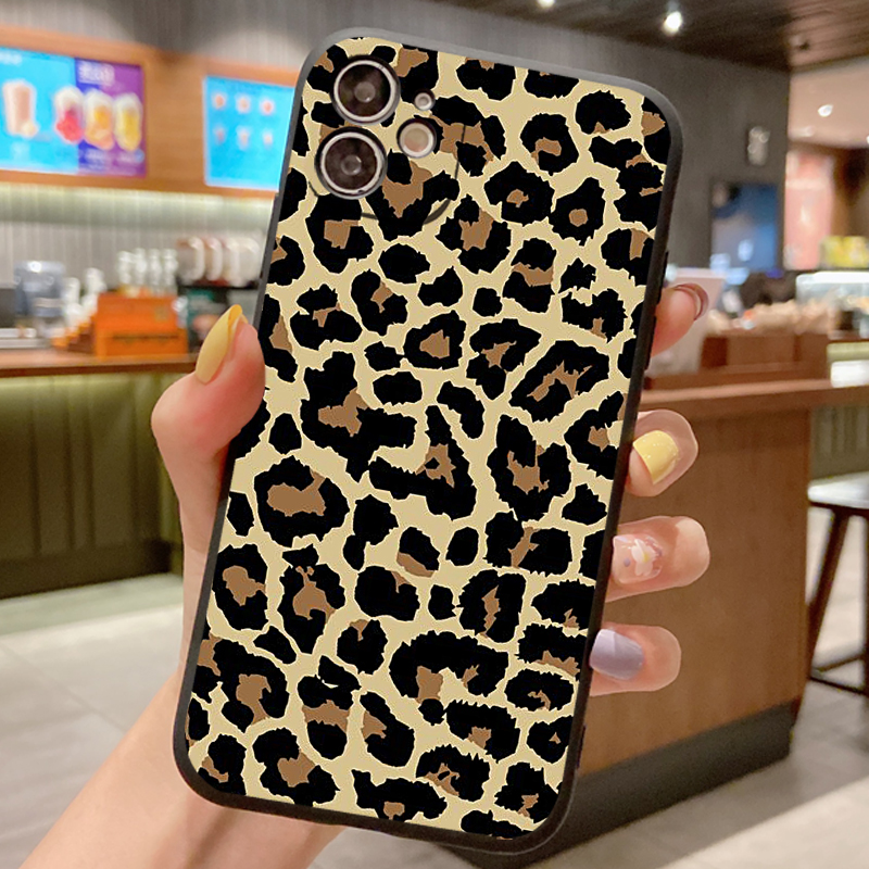 Custodia modello OnePlus Nord CE 2 3 Lite 5G 2T 9RT 11 10 PRO 10T 10R 9R 9 8 8T 7 6 6t Ace Leopard Painting Silicone Case