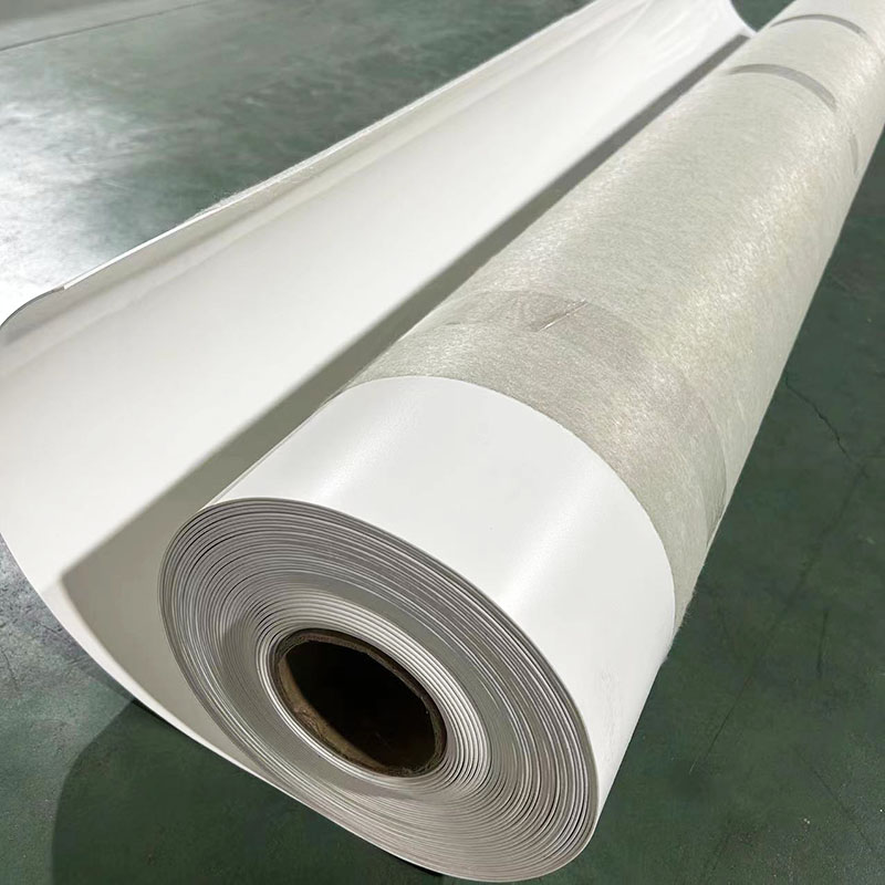 Factory direct heating plastic polyolefin TPO butyl rubber self-adhesive waterproofing membrane roof waterproofing project