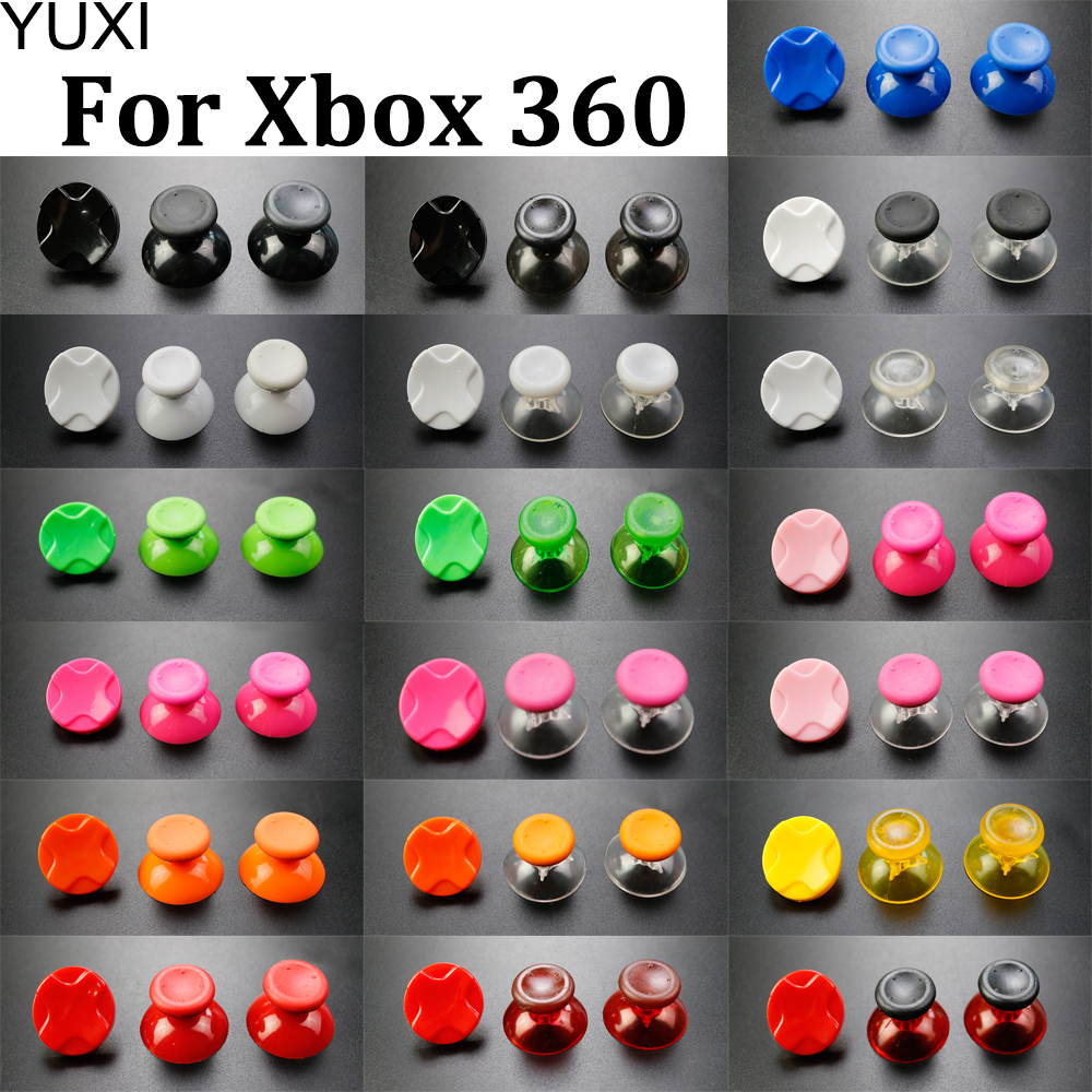 Yuxi für Microsoft Xbox 360 Controller Thumbsticks Daumen Joystick-Stick-Kappe mit Cross-Tasten DPAD D-PAD-Ersatz