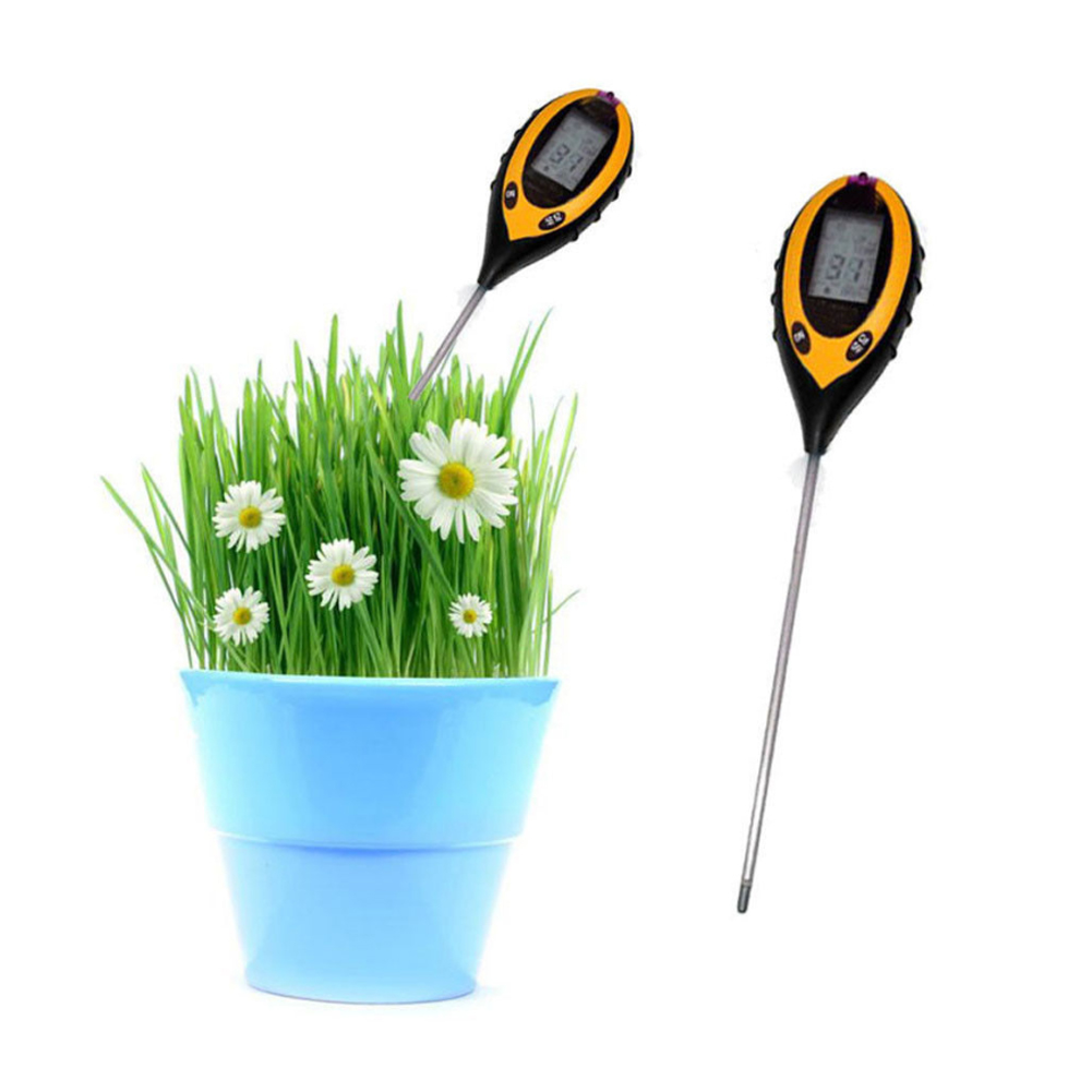 1/2pcs 4 dans 1 PH METTRE METRIPE MUIPEUR DU TEMPÉRATION DIGILE TESTER SUMBRE POUR LES PLANTES DE JARDIN