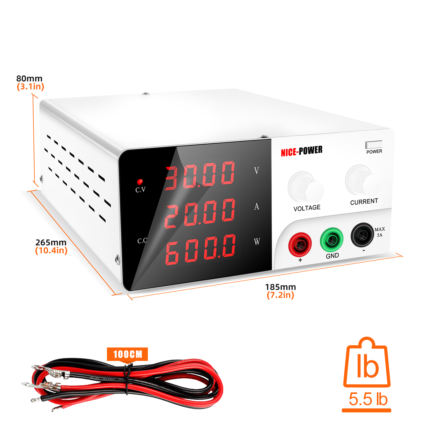 100V 5A REGLERAD DC LABORATORY Power Supply 30V 20A 15V 60A SWITCHING LAB Power Source Digital Current Stabilizer AC110V/220V