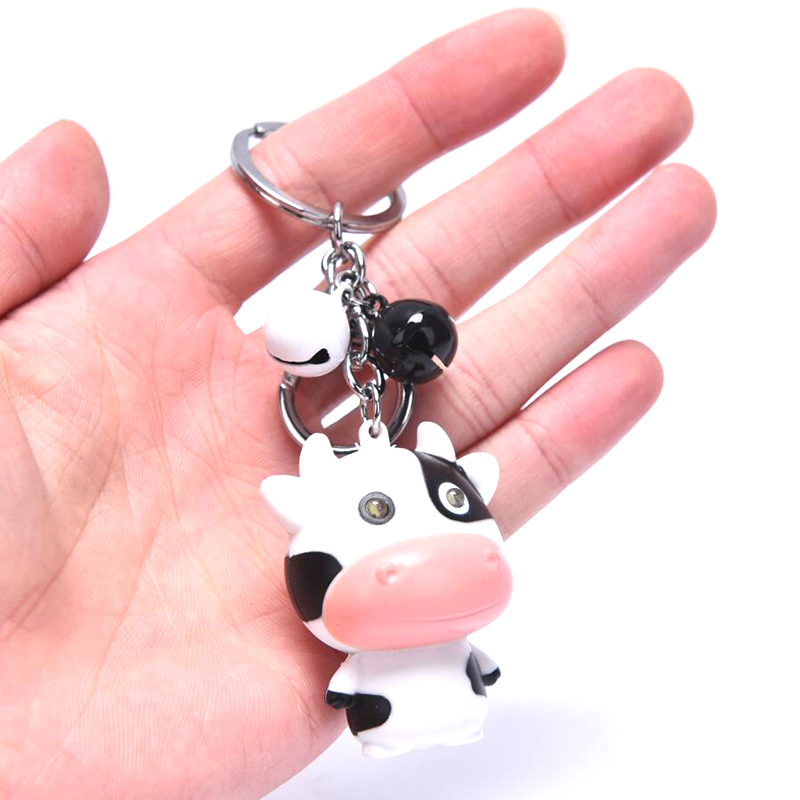 Tornario del bestiame della mucca a LED Mini Torcia Torcia Kids Ray Key Ring 