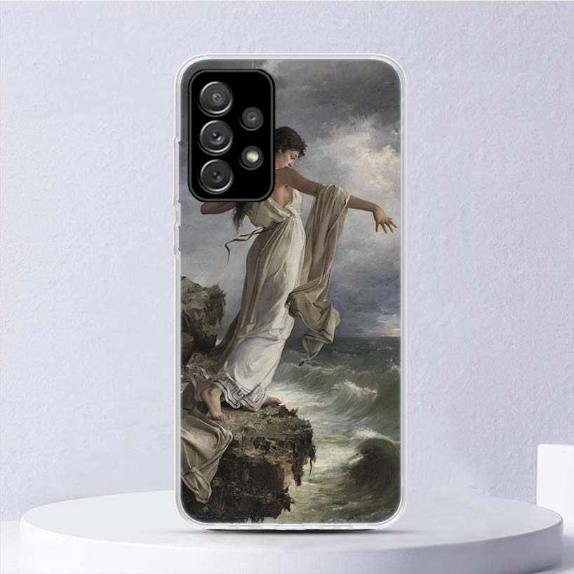 Paint Art Renaissance Soft Case для Samsung Galaxy A52 A53 A54 A32 A34 A22 A24 A12 A14.