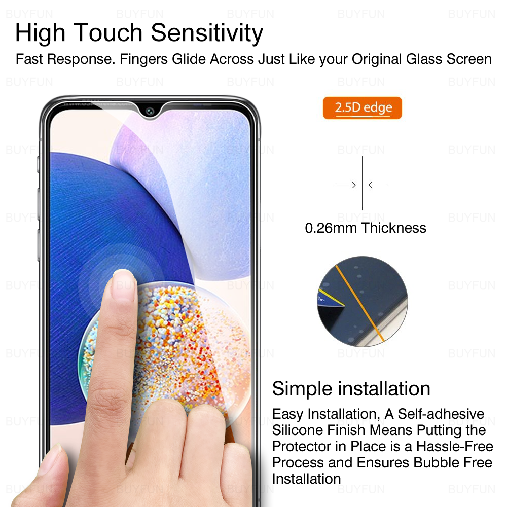 Стекло для Samsung Galaxy A14 5G 1-Tremed Glass Film Samsunga14 Sumsung Samsun A 14 14a 6.6 '' '2023