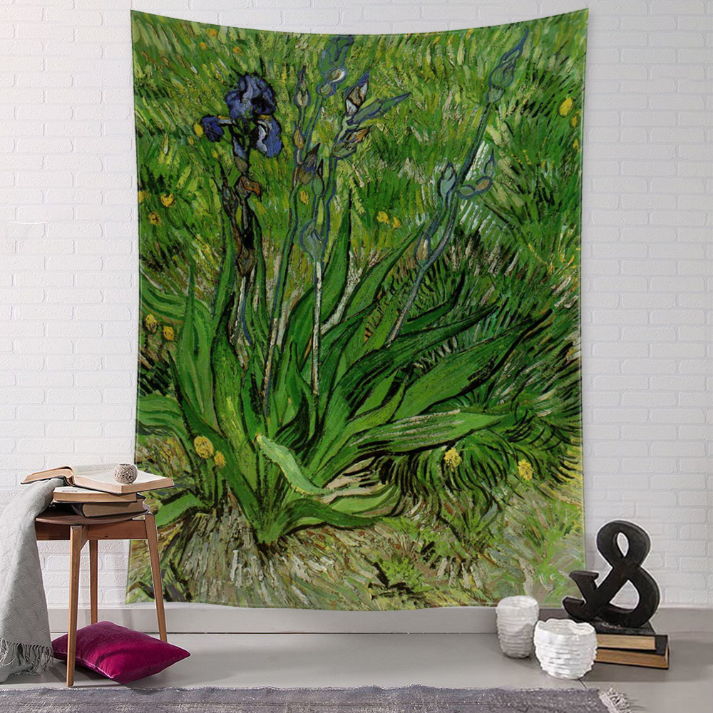 Garden Path Tapestry Wall Hanging Van Gogh Oil Painting Abstract Mystic Tapiz Witchcraft Living Room Bedroom Decor