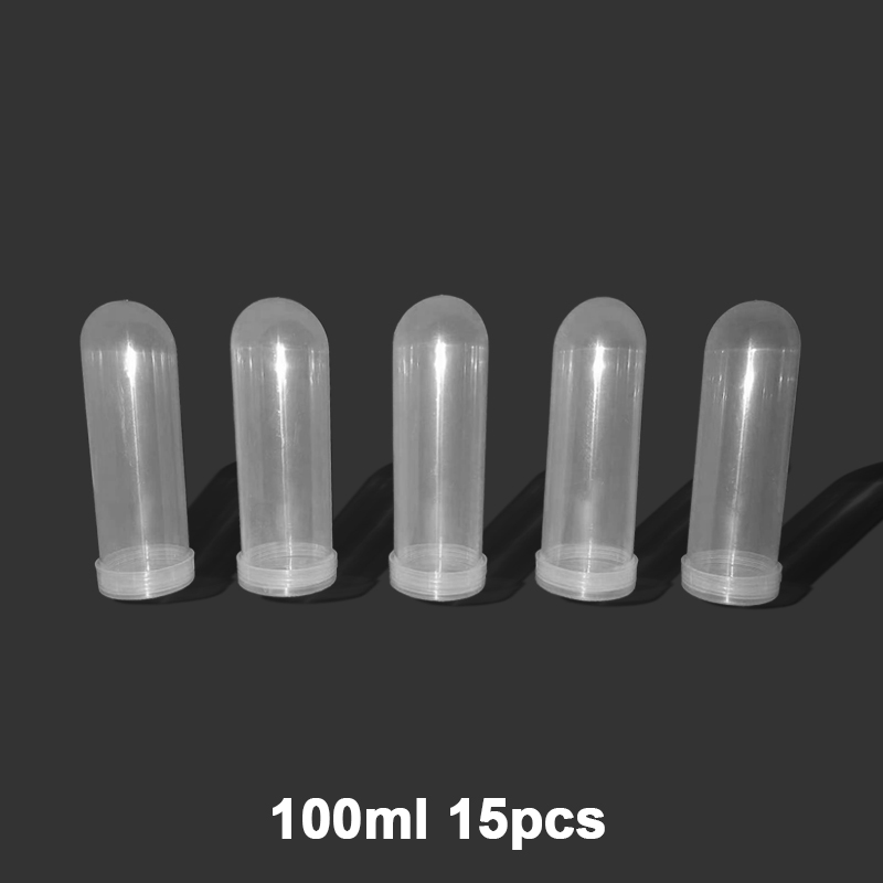 100 ml tube à échelle consommables expérimentaux bouteilles en plastique transparent jardin à la maison utilisation de laboratoires