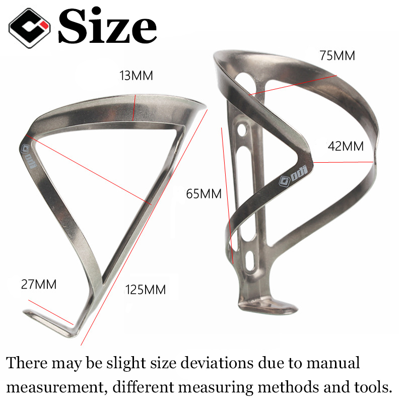 Odi Fahrrad Wasserflasche Cage Ultraleichte Titanlegierung MTB Roadbike Flaschenhalter Hochfestes Radsportflaschenhalterung Mount